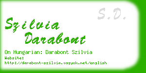 szilvia darabont business card
